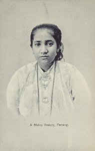 Une beauté malaise, Penang (photo n/b) - English Photographer