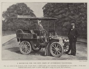 Une voiture pour le nouveau corps de volontaires automobiles