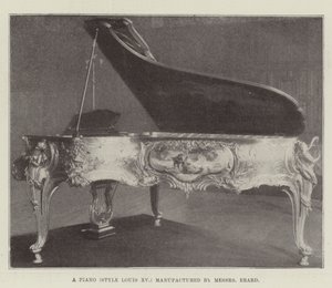 Un piano (style Louis XV) fabriqué par Messieurs Erard - English Photographer