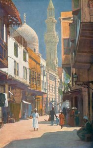 Une rue du Caire, Égypte (photo couleur) - English Photographer
