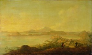 Vue de la côte près de Naples faisant le Grand Tour - English Photographer