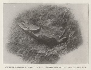 Ancienne pirogue britannique, découverte dans le lit de la Lea