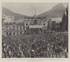 Assemblée devant l