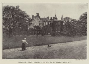 Château de Balnagowan, Ross-Shire, résidence de Sir Charles Ross, baronnet - English Photographer