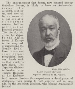 Baron Tadasu Hayashi, Ministre japonais à St James - English Photographer