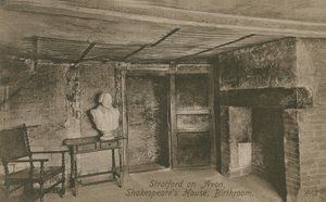 Chambre de naissance, maison de Shakespeare, Stratford-upon-Avon