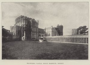 Château de Brownsea, port de Poole, Dorset