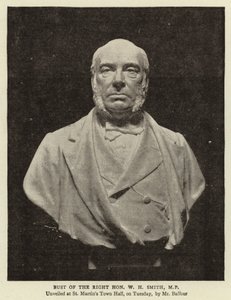 Buste du très honorable W H Smith, MP - English Photographer