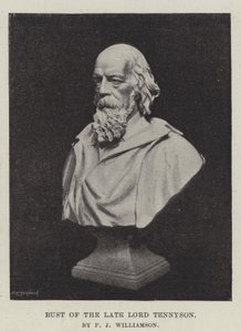 Buste du feu Lord Tennyson, par F J Williamson - English Photographer