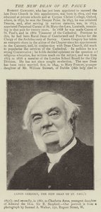 Chanoine Gregory, le nouveau doyen de St Pauls