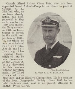 Capitaine A A C Parr, RN