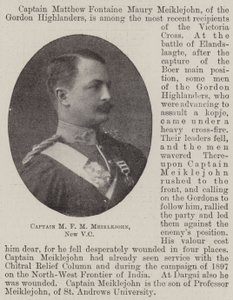 Capitaine M F M Meiklejohn, nouveau VC - English Photographer
