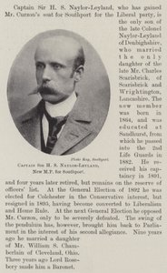 Capitaine Sir H S Naylor-Leyland, nouveau député de Southport