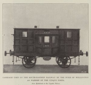 Voiture utilisée sur la South-Eastern Railway par le duc de Wellington en tant que gardien des Cinq Ports - English Photographer