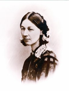Carte de visite photographique de Florence Nightingale, par H. Lenthall, vers 1856
