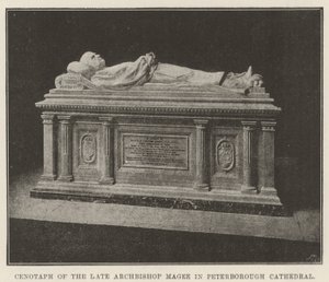 Cénotaphe du feu archevêque Magee dans la cathédrale de Peterborough - English Photographer