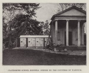 École de Clayesmore, chenils, inaugurée par la comtesse de Warwick - English Photographer