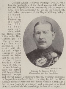 Colonel A Festing, DSO, commandant l