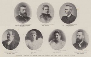 Premiers ministres coloniaux et leurs épouses en Angleterre pour le Jubilé de diamant de la Reine - English Photographer