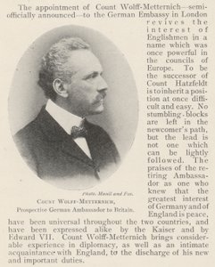 Comte Wolff-Metternich, futur ambassadeur d