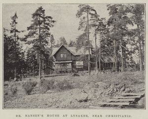 La Maison du Dr Nansen à Lysaker, près de Christiania