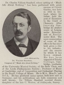 Dr Villiers Stanford, compositeur de Beaucoup de bruit pour rien