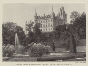 Château de Dunrobin, Sutherlandshire, résidence du duc de Sutherland