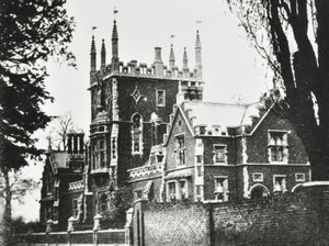 École élisabéthaine, Broomhouse Lane: extérieur, 1880