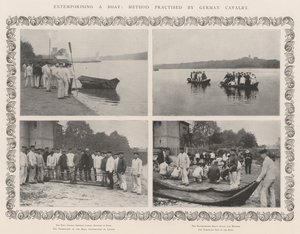 Improviser un bateau, méthode pratiquée par la cavalerie allemande
