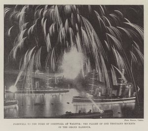 Adieu au duc de Cornouailles à Valetta, le vol de mille fusées dans le Grand Port - English Photographer