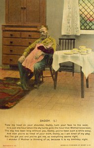 Père et fille se consolant mutuellement
