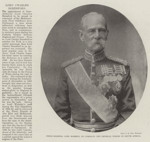 Field-Marshal Lord Roberts, pour commander les forces impériales en Afrique du Sud - English Photographer