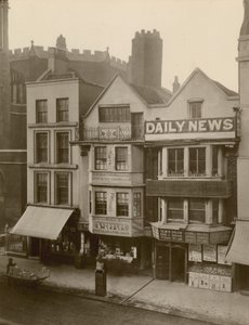 Fleet Street, Londres ; côté nord avec 184-186 Fleet Street - English Photographer