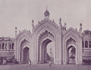 Porte du bazar Husainabad, Lucknow - English Photographer