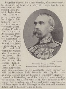 Général Sir A Gaselee, commandant la force indienne pour la Chine - English Photographer