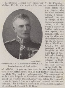 Général Sir F W E Forestier-Walker, KCB, vice-gouverneur d