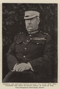 Le général Sir Redvers Henry Buller, VC, GCB, qui commandera notre armée en Afrique du Sud en cas de guerre - English Photographer