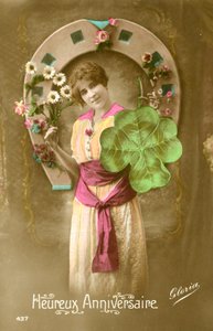 Carte postale glamour