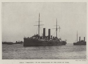 HMS Crescent, commandé par le duc d