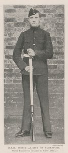 SAR le prince Arthur de Connaught, dont le régiment est envoyé en Afrique du Sud