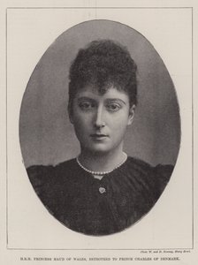 SAR la princesse Maud de Galles, fiancée au prince Charles de Danemark