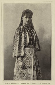S.A.R. la princesse Marie en costume roumain - English Photographer