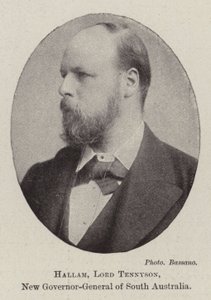 Hallam, Lord Tennyson, nouveau gouverneur général de l