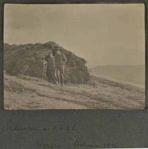 Harold Roper Robinson et William Lawrence Bragg, Vosges, automne 1915 - English Photographer