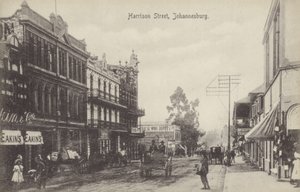Rue Harrison, Johannesburg (photo n/b)