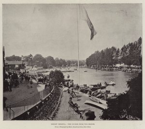 Régate de Henley, le parcours depuis le pont - English Photographer
