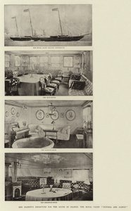 Le départ de Sa Majesté pour le sud de la France, le yacht royal Victoria et Albert