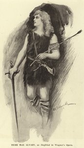 Herr Max Alvary, en tant que Siegfried dans l
