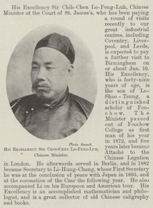 Son Excellence Sir Chih-Chen Lo-Feng-Luh, Ministre Chinois