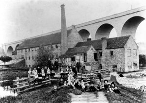 Moulin et viaduc de Hoobrook, Kidderminster, 1905